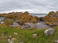 Dänemark - Felsküsten Panorama bei Sandkås / Bornholm